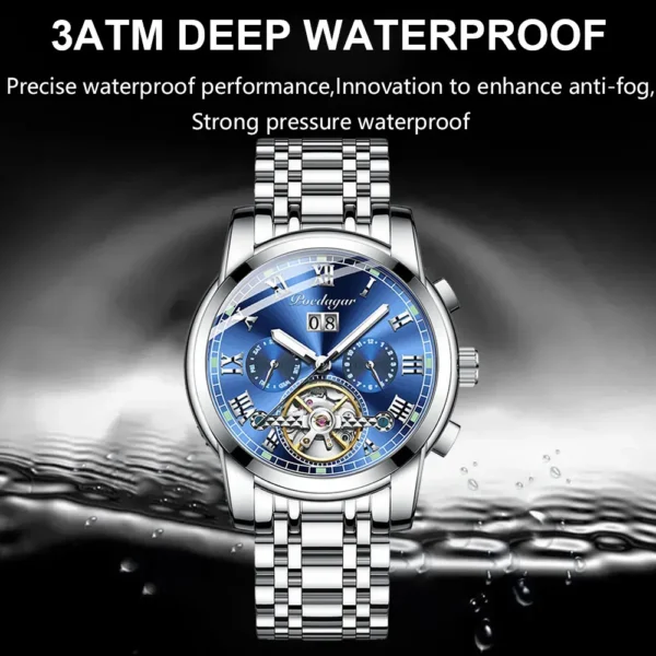 POEDAGAR 141 Skeleton Automatic Men's Watch