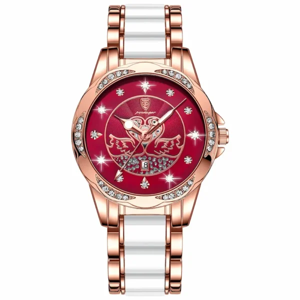 POEDAGAR 362 Elegant Ceramic Bracelet Women's Watch