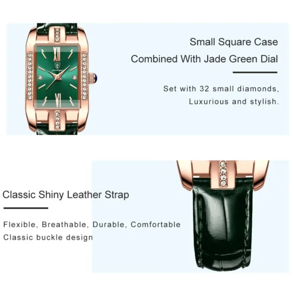 POEDAGAR-365-Rectangular-leather-strap-Watch.webp POEDAGAR 365 Elegant Women's Rectangular Watch