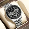 POEDAGAR 629 Sporty Chronograph Watch