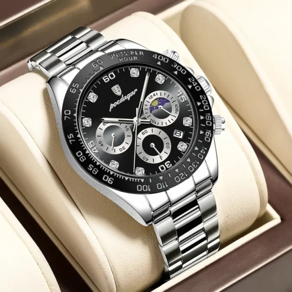 POEDAGAR 629 Sporty Chronograph Watch