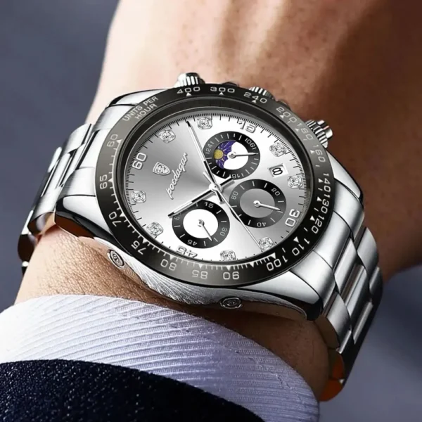 POEDAGAR 629 Sporty Chronograph Watch