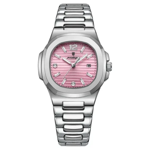 POEDAGAR 708 Minimalist Women's Square Watch