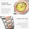POEDAGAR 708 Minimalist Women's Square Watch