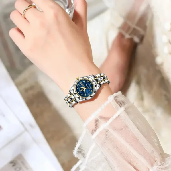 POEDAGAR 782 Geometric Bezel Women's Watch