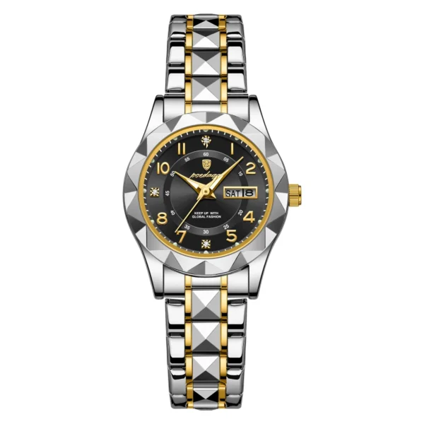 POEDAGAR 782 Geometric Bezel Women's Watch