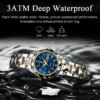 POEDAGAR 782 Geometric Bezel Women's Watch