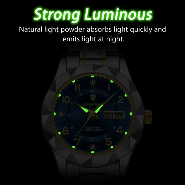 POEDAGAR 782 Geometric Bezel Women's Watch