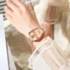 POEDAGAR 783 Elegant Curved Square Women's Watch