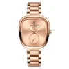 POEDAGAR 783 Elegant Curved Square Women's Watch