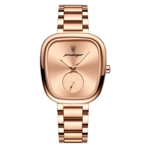 POEDAGAR 783 Elegant Curved Square Women's Watch
