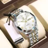 POEDAGAR 810 Stylish Men's Two-Tone Watch