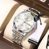 POEDAGAR 810 Stylish Men's Two-Tone Watch