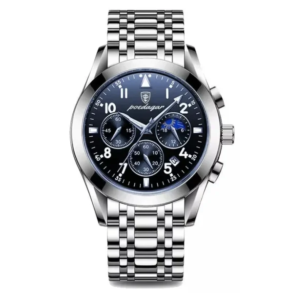 POEDAGAR 816 Stylish Chronograph Watch for Men