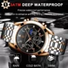 POEDAGAR 816 Stylish Chronograph Watch for Men