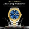 POEDAGAR 875 Minimalist Casual Stainless Steel Watch