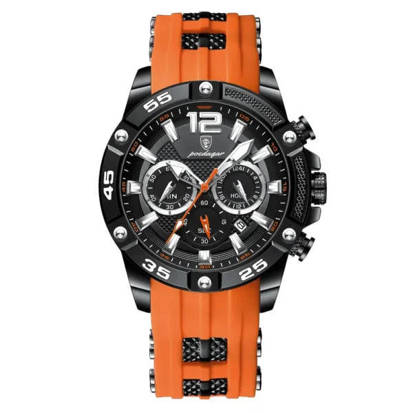 POEDAGAR 912 Sporty Chronograph Men's Watch