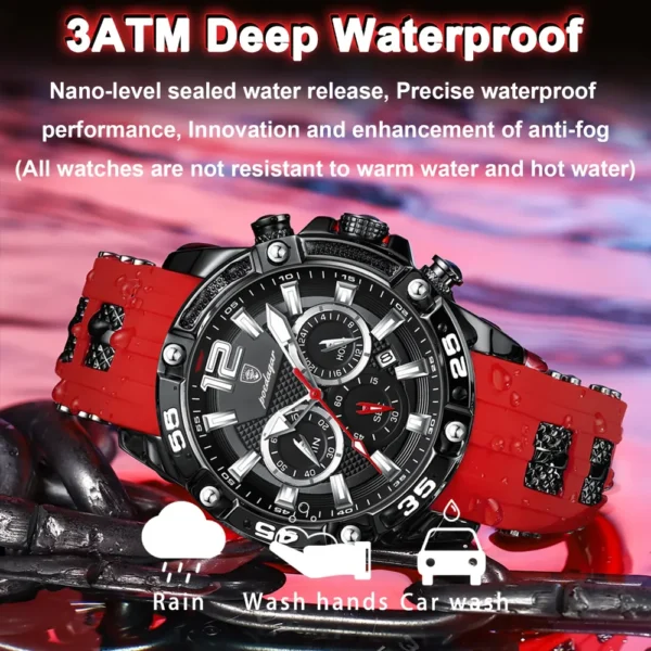 POEDAGAR 912 Sporty Chronograph Men's Watch