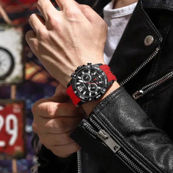 POEDAGAR 912 Sporty Chronograph Men's Watch