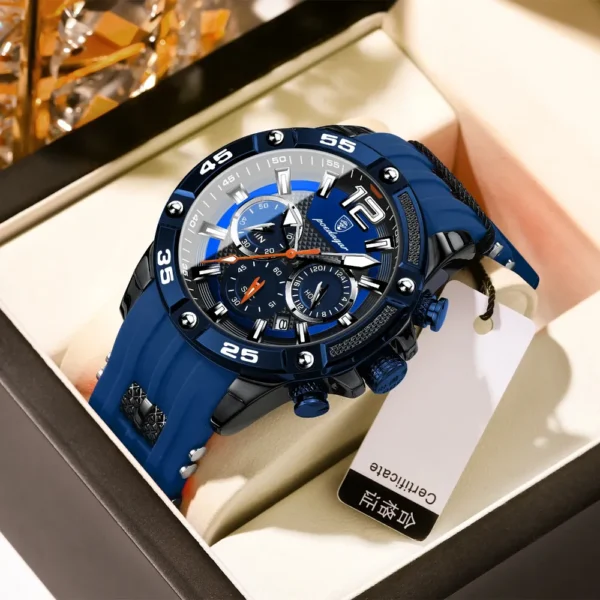 POEDAGAR 912 Sporty Chronograph Men's Watch