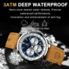 POEDAGAR-921-Quartz-Wristwatches.webp POEDAGAR 921 Casual Leather Strap Men's Watch