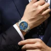POEDAGAR 972 Men's Stainless Steel Analog Watch