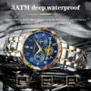 POEDAGAR 972 Men's Stainless Steel Analog Watch