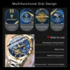 POEDAGAR 972 Men's Stainless Steel Analog Watch