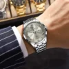POEDAGAR 978 Men's Two-Tone Watch with Date and Day Display