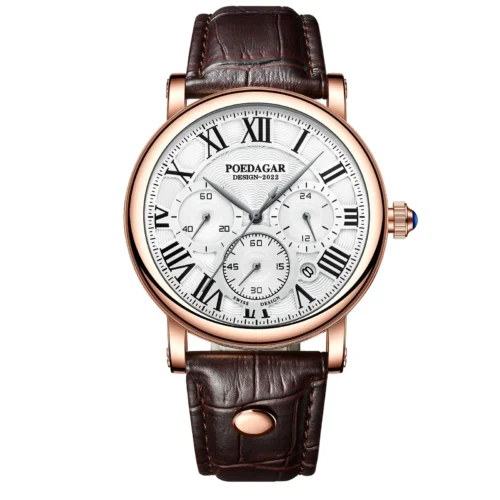 POEDAGAR 986 Men's Classic Chronograph Watch