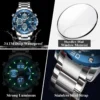 POEDAGAR E102 Analog Digital Luminous Men's Casual Watch