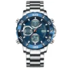 POEDAGAR E102 Analog Digital Luminous Men's Casual Watch