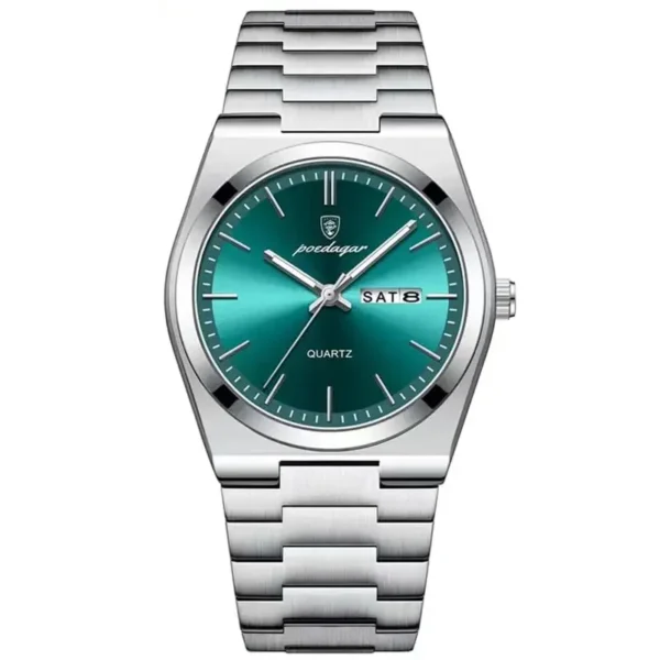 POEDAGAR 930 Quartz Stainless Steel Men's Watch